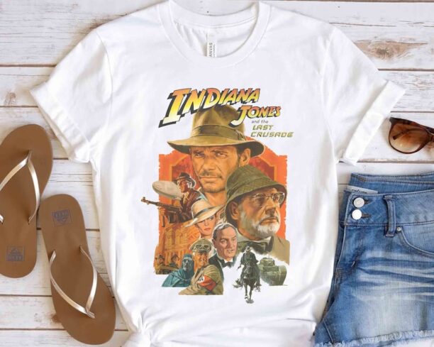 Disney Retro 90s Indiana Jones Adventure Movie Disneyland 1995 Retro Shirt