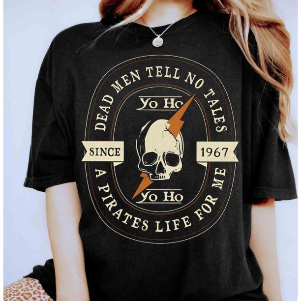 Disney Pirates of the Caribbean Dead Men Tell No Tales 1967 Shirt