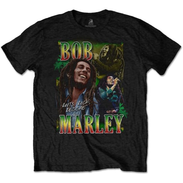 Bob Marley Roots Rock Homage Unisex T-Shirt