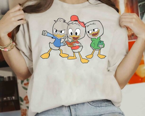 Cute Disney DuckTales Huey Dewey & Louie Portrait Shirt