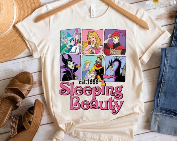 Disney Sleeping Beauty Characters Group Shot 1959 Shirt