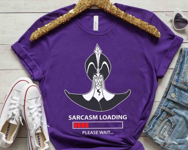 Funny Disney Villains Jafar Sarcasm Loading Shirt, Disney Aladdin Tee