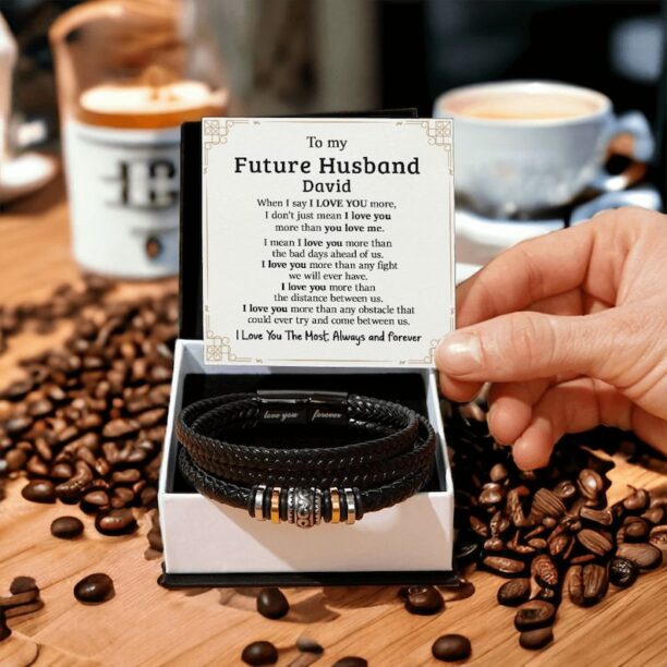 Husband To Be Bracelet Gifts, Future Husband Gift on Fathers Day, Fiance Birthday Gift