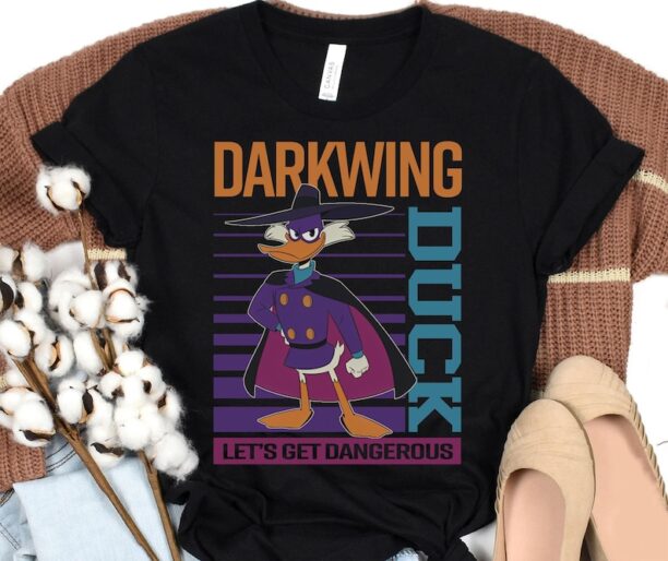 Retro Darkwing Duck Let's Get Dangerous Shirt / Drake Mallard Ducktales Disney T-shirt / Walt Disney World / Disneyland