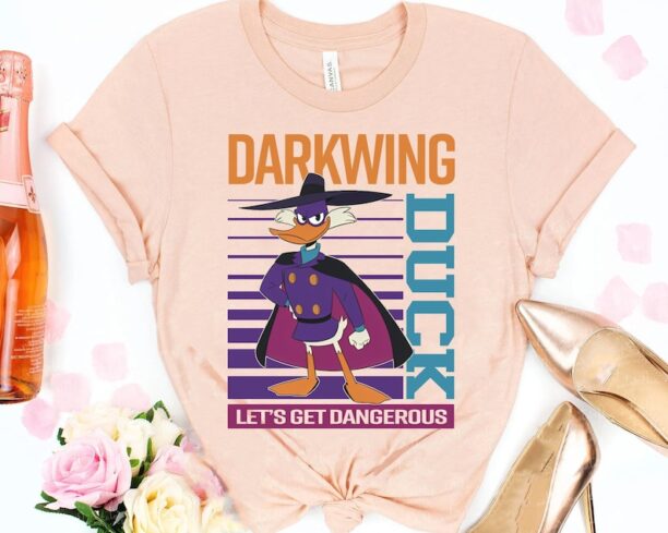 Retro Darkwing Duck Let's Get Dangerous Shirt / Drake Mallard Ducktales Disney T-shirt / Walt Disney World / Disneyland