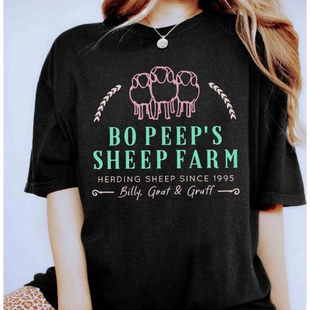 Disney Pixar Toy Story Bo Peep’s Sheep Farm Goat & Gruff 1995 Shirt