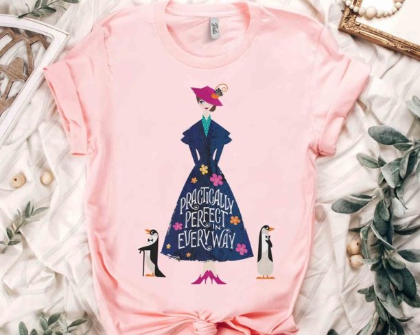 Cute Disney Mary Poppins Practically Perfect Shirt