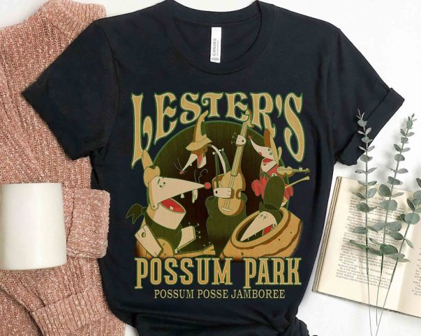 Retro Disney A Goofy Movie Lester's Possum Park Shirt, Disneyland Vacation Family