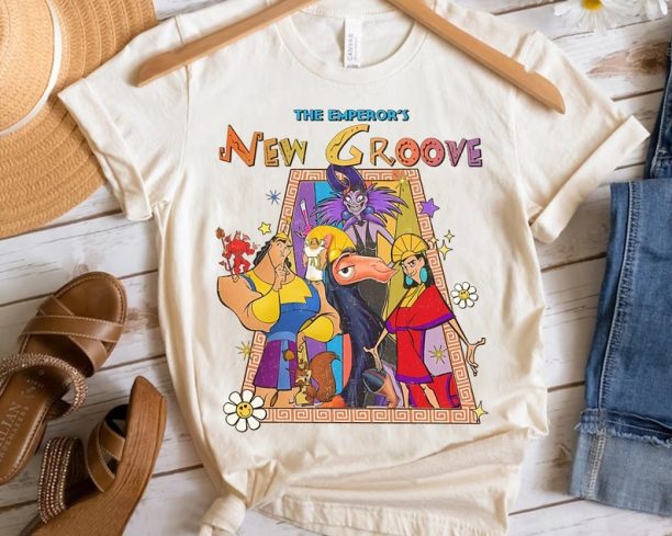 Disney The Emperor's New Groove Group Shot Cartoon Poster Shirt