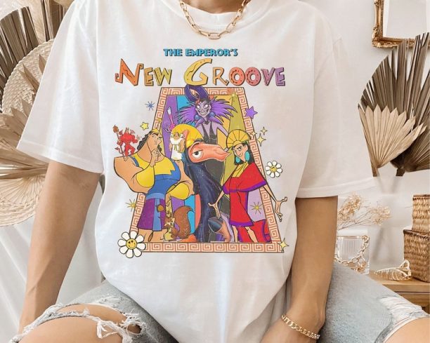 Disney The Emperor's New Groove Group Shot Cartoon Poster Shirt