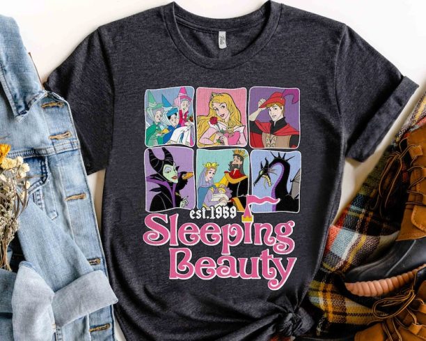 Disney Sleeping Beauty Characters Group Shot 1959 Shirt