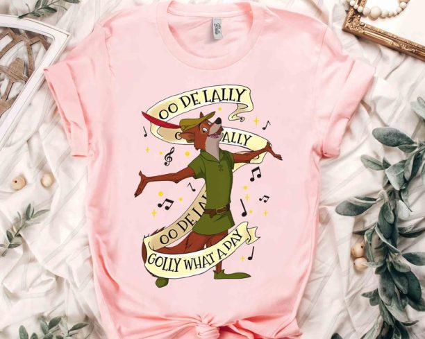 Disney Funny Robin Hood Oo De Lally Portrait Retro Shirt