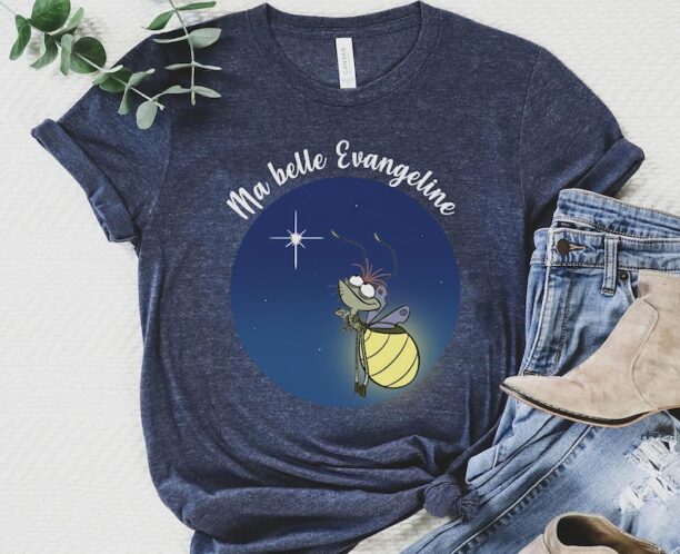 Ray Firefly Evangeline Ma Belle Evangeline Shirt / The Princess and The Frog Disney T-shirt / Walt Disney World /