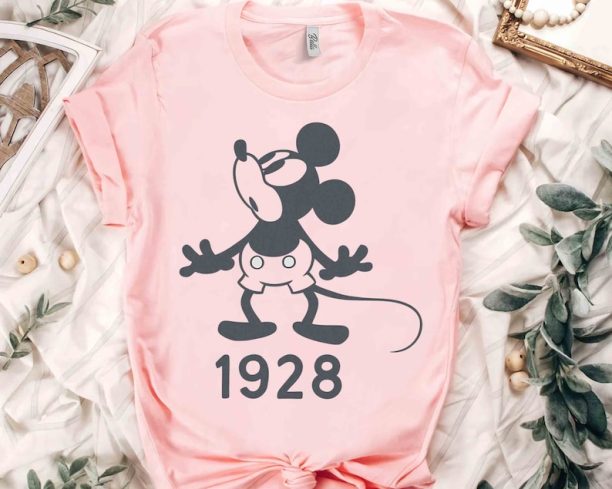 Disney Retro Mickey Mouse Classic 1928 Portrait Retro Shirt