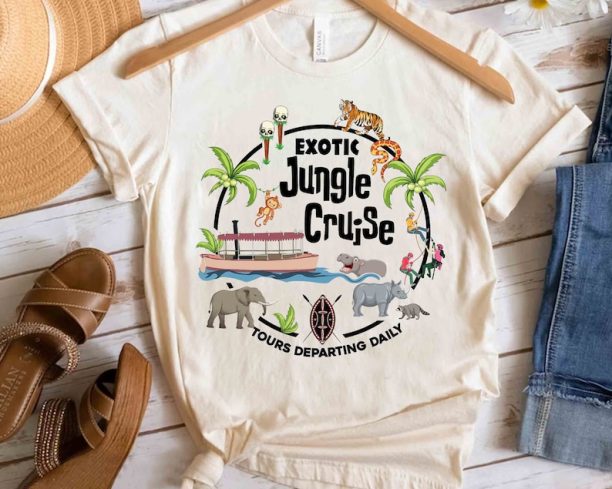 Disney Jungle Cruise The Animals Jungle Icons Shirt