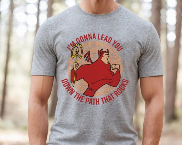 Retro Kronk Devil Lead You Down The Path That Rocks Shirt / The Emperor's New Groove Disney T-shirt / Walt Disney World