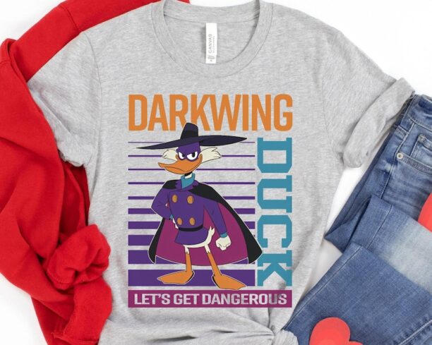 Retro Darkwing Duck Let's Get Dangerous Shirt / Drake Mallard Ducktales Disney T-shirt / Walt Disney World / Disneyland