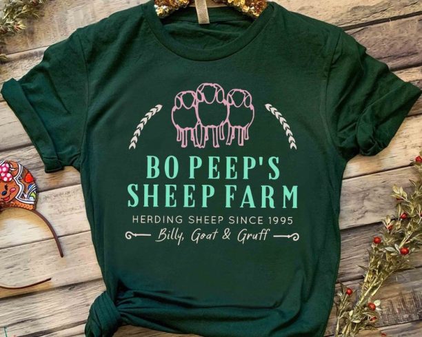 Disney Pixar Toy Story Bo Peep’s Sheep Farm Goat & Gruff 1995 Shirt