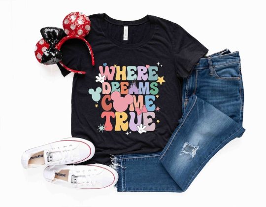 Disney Where Dreams Come True Shirt, Disney Family Matching Shirts, Disneyworld Shirt, Disney Trip Shirt, Disney Shirt