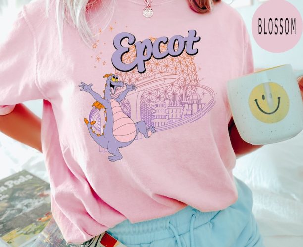 Comfort Colors® Epcot Figment Tshirt, Epcot Tshirt, Womens Epcot Tee, Walt Disney World Shirt