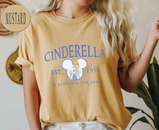 Comfort Colors® Disney Cinderella and Co 1950 Shirt, Disney Princess Shirt, Disney Cinderella Princess Shirt