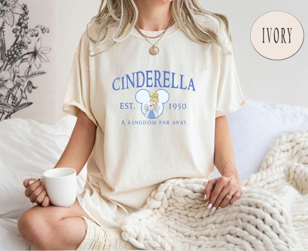 Comfort Colors® Disney Cinderella and Co 1950 Shirt, Disney Princess Shirt, Disney Cinderella Princess Shirt