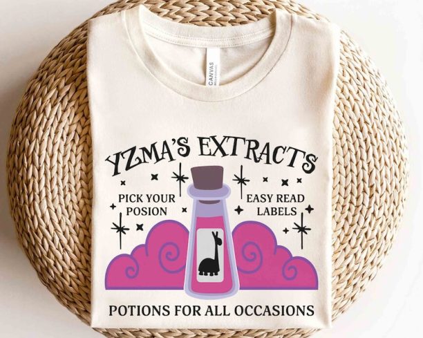 Disney Emperor's New Groove Kuzco's Poison Yzma'S Extract Of Llama Shirt