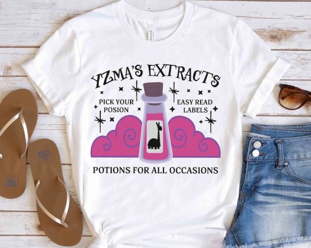 Disney Emperor's New Groove Kuzco's Poison Yzma'S Extract Of Llama Shirt