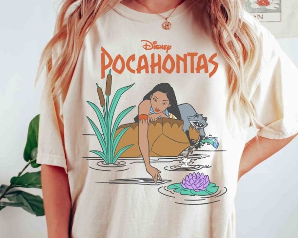 Cute Disney Pocahontas Meeko Afternoon Dreaming Shirt