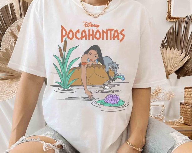 Cute Disney Pocahontas Meeko Afternoon Dreaming Shirt