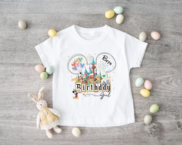 Personalized Shirt, Disney Birthday Girl, Disney Shirt, Disney Birthday, Disney Vacation, Birthday Princess