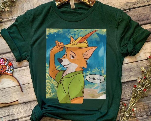 Disney Funny Robin Hood Oo De Lally Portrait Retro Shirt