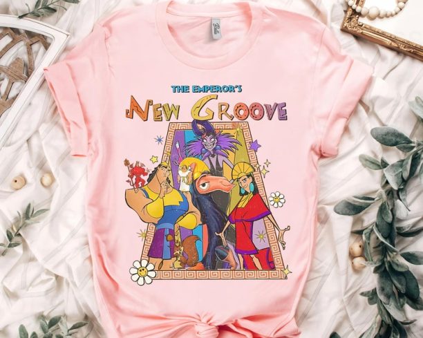 Disney The Emperor's New Groove Group Shot Cartoon Poster Shirt