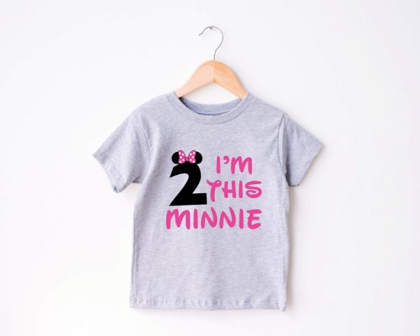 I'm This Minnie Custom Birthday Girl T-shirt, Personalized Disney Birthday Party, Disneyland Birthday Trip