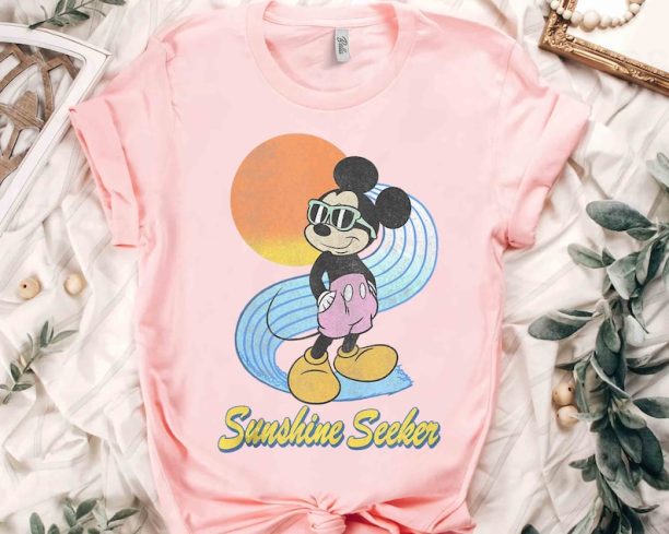 Disney Mickey Mouse Sunshine Seeker Classic Retro Shirt