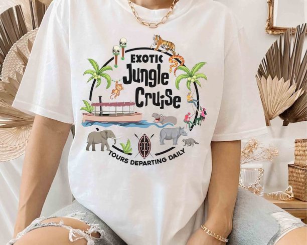 Disney Jungle Cruise The Animals Jungle Icons Shirt