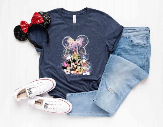 Minnie Bow Head Mickey and Friends Shirt, Disney Shirt for Women, Disneyland Shirt, Disney Best Friend Girls Shirt