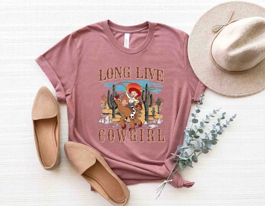 Long Live Cowgirl Disney Toy Story Jessie and Bullseye Shirt, Disney Vacation Shirt, Cowgirl Country Western Shirt