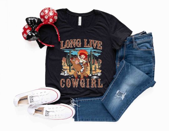 Long Live Cowgirl Disney Toy Story Jessie and Bullseye Shirt, Disney Vacation Shirt, Cowgirl Country Western Shirt