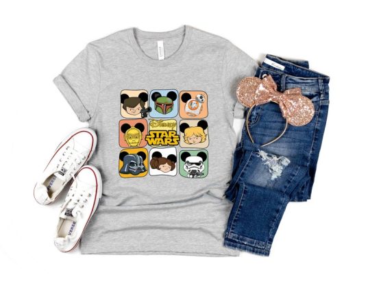 Disney Star Wars Characters Shirt, Star Wars Mickey Head Shirt, Star Wars Shirts, Disney Family Shirt, Disney Trip Shirt