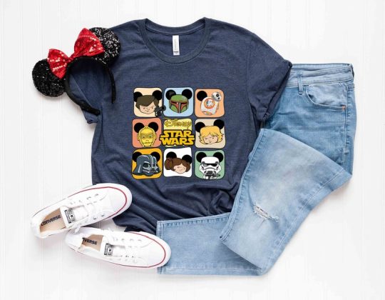 Disney Star Wars Characters Shirt, Star Wars Mickey Head Shirt, Star Wars Shirts, Disney Family Shirt, Disney Trip Shirt