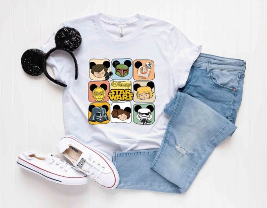 Disney Star Wars Characters Shirt, Star Wars Mickey Head Shirt, Star Wars Shirts, Disney Family Shirt, Disney Trip Shirt