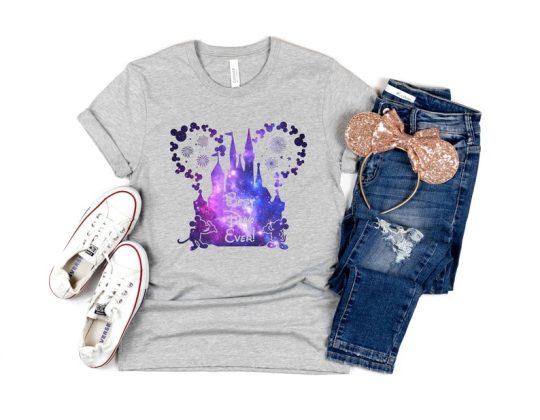 Best Day Ever Disney Castle Galaxy Shirt, Disneyworld Family Shirt, Disney Vacation Shirt,Disneyland Tee