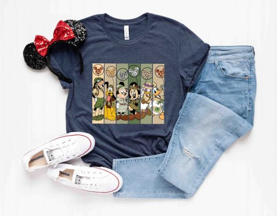 Disney Mickey and Friends Safari Shirt, Disney Animal Kingdom Shirt, Animal Kingdom Mickey Safari Tee