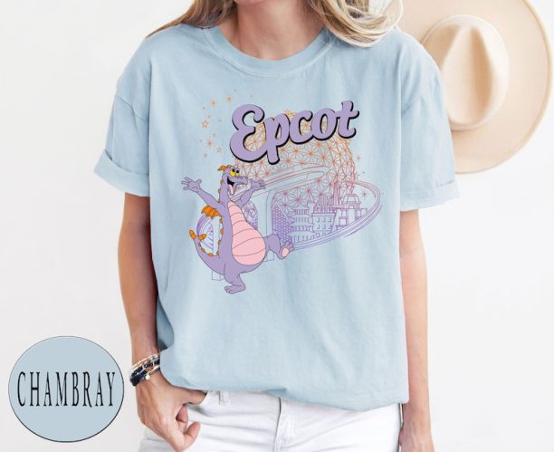 Comfort Colors® Epcot Figment Tshirt, Epcot Tshirt, Womens Epcot Tee, Walt Disney World Shirt