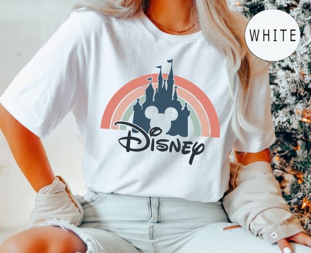 Castle Sunset Silhouette Comfort Colors® Shirt, Castle Disney Shirt, Cinderella Castle, Disney Shirt