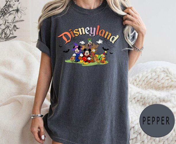 Comfort Colors® Vintage Disneyland Halloween Est 1955 Shirts, Disney Halloween Shirts, Mickey and Friends Shirt