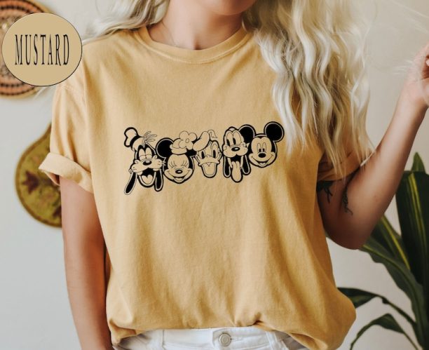 Comfort Colors® Retro Disneyworld Shirts Family, Mickey Ears Shirt, Disney Friends Shirt, Disneyland Shirt