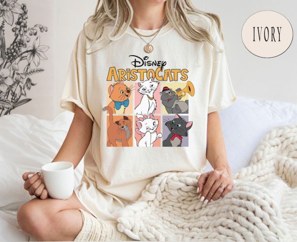 Comfort Colors® The Aristocats Shirt, Cat Lover Shirt, Marie Aristocats Shirt, Disneyland Shirt, Disney World Shirt