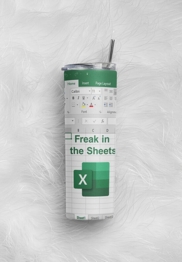 Freak In The Sheets Tumbler Excel Tumbler Accountant Gifts Accountant Tumbler Tax Accountant Gift Working Home Tumblers